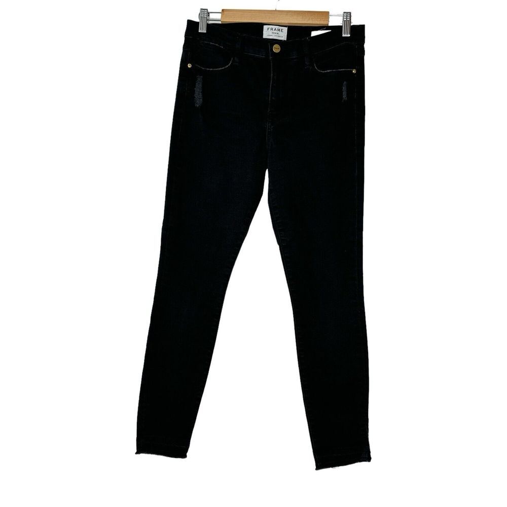 Frame jeans Women Size 28 Le High Skinny Ankle Black